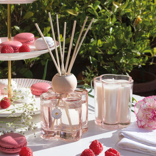 Scented Candle Gourmandises d'Été 145 g - Macaron Framboise