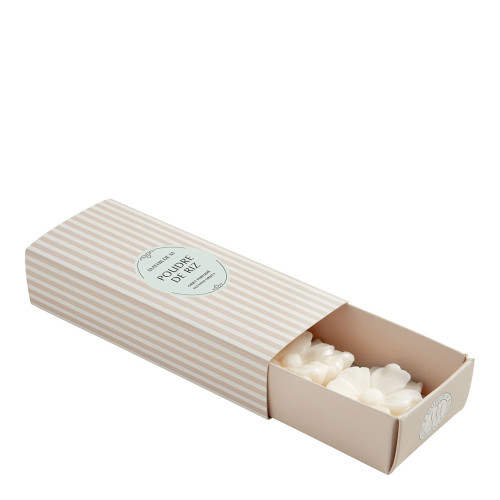 Coffret de 3 décors fondants en cire parfumée - Poudre de Riz