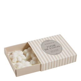 Coffret de 4 décors fondants en cire parfumée - Fleur de Coton