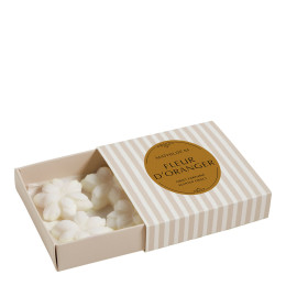 Coffret de 4 décors fondants en cire parfumée - Fleur d'Oranger