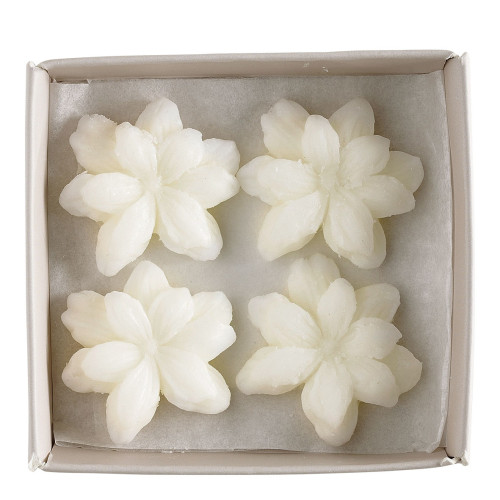 Coffret de 4 décors fondants en cire parfumée - Fleur d'Oranger