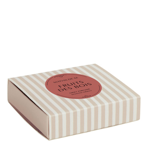 Coffret de 4 décors fondants en cire parfumée - Fruits des Bois