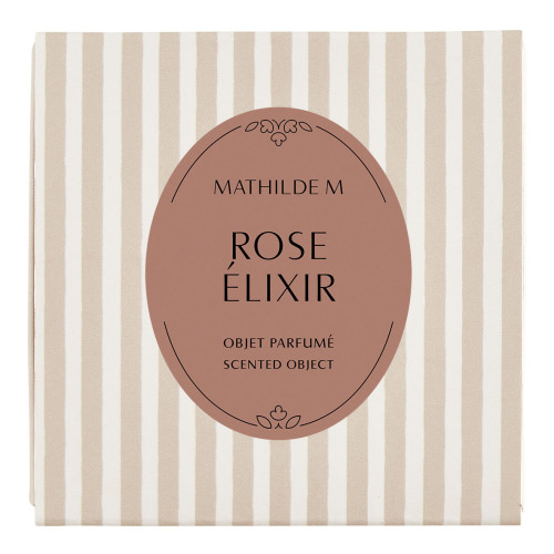 Coffret de 4 décors fondants en cire parfumée - Rose Élixir