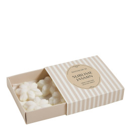 Coffret de 4 décors fondants en cire parfumée - Sublime Jasmin