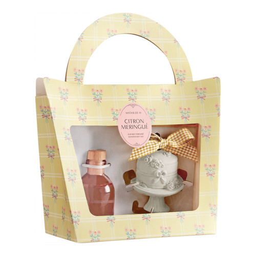 Cofre difusor de perfume 50 ml y decorado Gourmandises d'Été - Citron Meringué