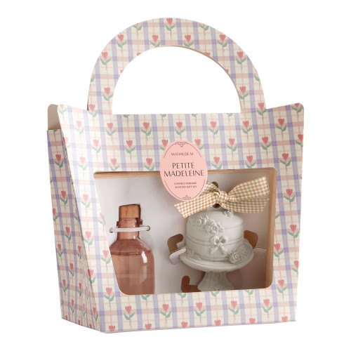 Coffret diffuseur de parfum 50 ml et décor Gourmandises d'Été - Petite Madeleine