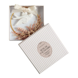 Floral Wreath Scented Dove - Bois de Cachemire