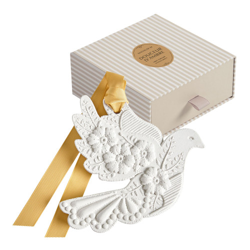 Décor parfumé Colombe en Fleurs - Douceur d'Ambre