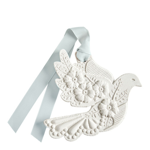 Décor parfumé Colombe en Fleurs - Poudre de Riz