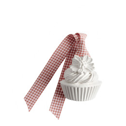 Scented decoration Gourmandises d'Été - Small size - Macaron Framboise