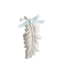 Scented Decoration Feather - Small Size - Poudre de Riz