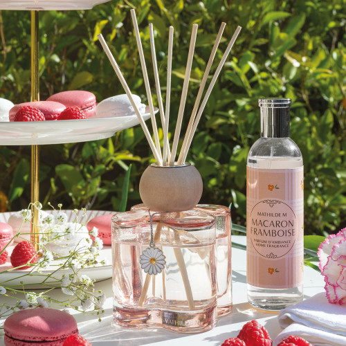 Home Fragrance Diffuser Gourmandises d'Été 180 ml - Macaron Framboise