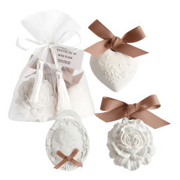 Pouch of 3 Scented Decorations - Rose Élixir