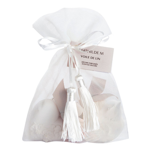 Sachet of 3 Scented Decorations - Voile de Lin