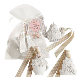 Pouch of 3 Scented Decorations Gourmandises d'Été - Petite Madeleine
