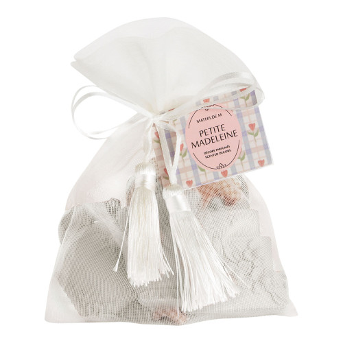 Pouch of 3 Scented Decorations Gourmandises d'Été - Petite Madeleine