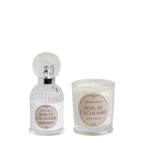 Trésor de Fleurs home fragrance and scented candle gift set - Bois de Cachemire
