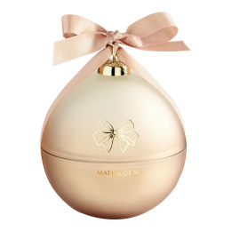 Bougie parfumée Boule de Noël Rubans de Fête 210 g - Orange Cannelle
