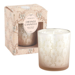 Candela profumata Rubans de Fête 160 g - Orange Cannelle