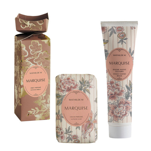 Trésor de Fleurs Hand Balm and Soap Gift Set - Marquise