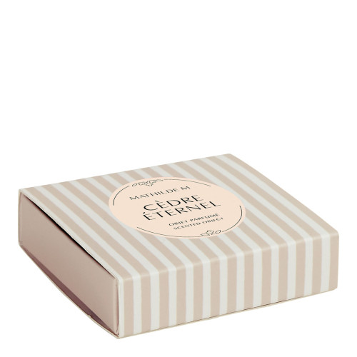 Coffret de 4 décors fondants en cire parfumée - Cèdre Éternel