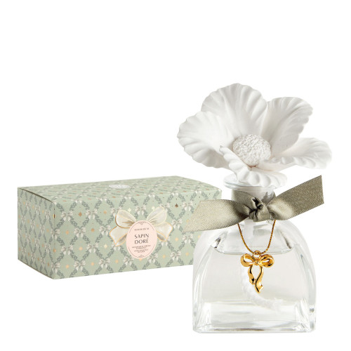 Soliflore Rubans de Fête home fragrance diffuser, 100 ml - Sapin Doré