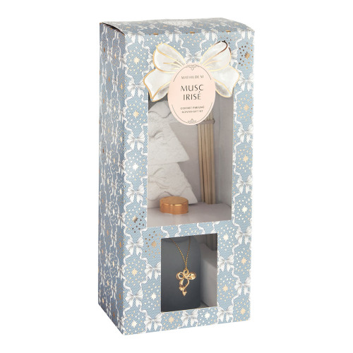 Coffret diffuseur de parfum Rubans de Fête - Musc Irisé
