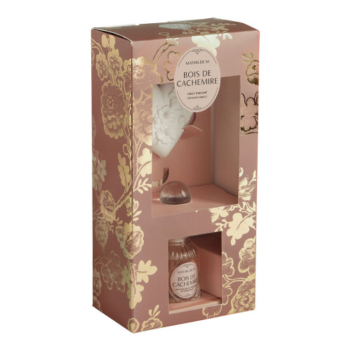 Coffret diffuseur de parfum et décor parfumé Trésor de Fleurs - Bois de Cachemire