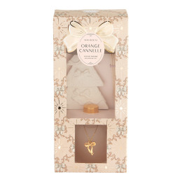 Coffret diffuseur de parfum Rubans de Fête - Orange Cannelle
