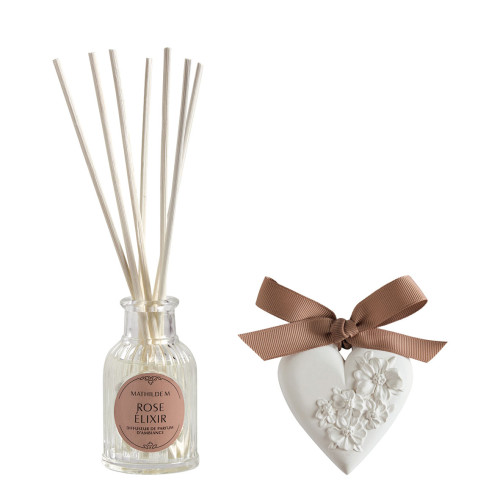 Trésor de Fleurs Fragrance Diffuser and Scented Decoration Gift Set - Rose Élixir