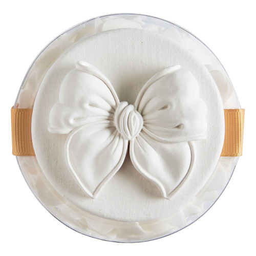 Scatola di foglietti di sapone Fiocchetti bianchi - Profumo di rosa