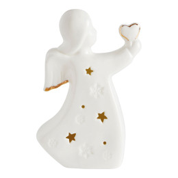 Decorative ceramic angel with LED - Large