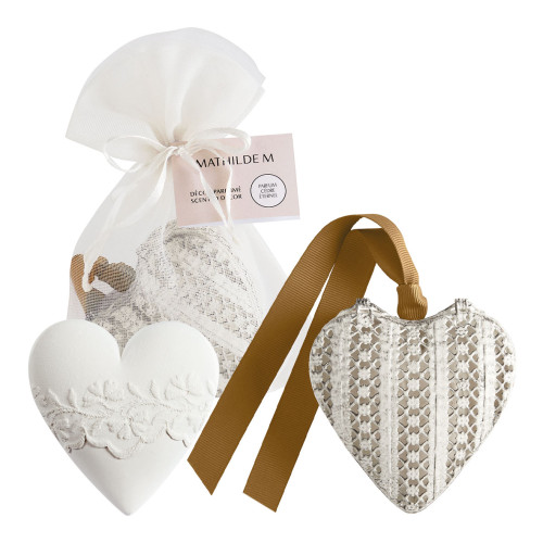 Scatola a cuore con decorazione profumata - Cèdre Éternel
