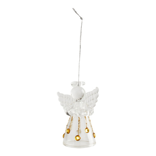 Coffret de 3 mini anges à suspendre en verre