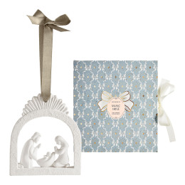 Rubans de Fête Scented Christmas Nativity Scene - Musc Irisé