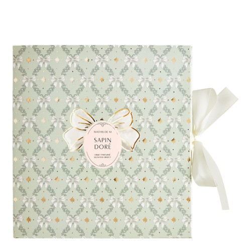 Rubans de Fête Scented Christmas Nativity Scene - Sapin Doré