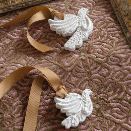 Décor parfumé Colombe - Petit modèle - Cèdre Éternel