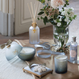 Décor parfumé Flocon Rubans de Fête - Musc Irisé