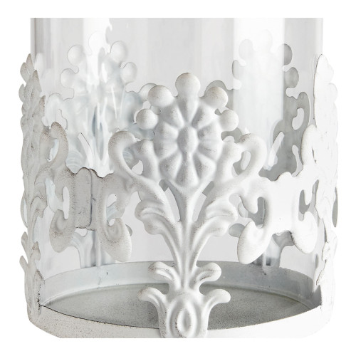 Charm Metal Pedestal Candle Holder - Large