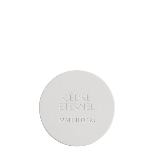 Testeur décor rond en plâtre parfumé - Cèdre Éternel