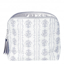Elegant toiletry bag large Courtisanes grey