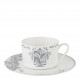 Coffret de tasses à thé Madame de Polignac