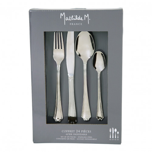 Madame de Polignac 24-piece cutlery set