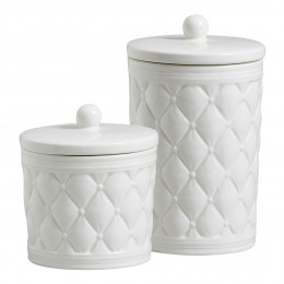 Set 2 pots à coton Boudoir Précieux