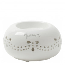 Electric Perfume-burner Dentelle for wax melts, Perle