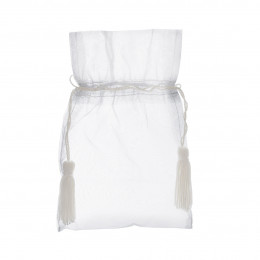 Saco de organza com cordão