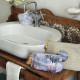 Trousse de toilette tissu grand modèle Médaillon Îles Marquises