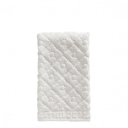 Serviette invité Douceur Florale blanc