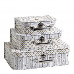 Set of 3 Little King Suitcases