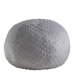 Grey Dotted Softness Pouf